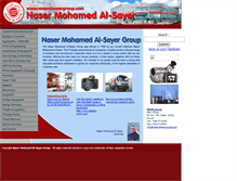 Tablet Screenshot of naseralsayergroup.com